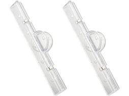 Clips para documentos Zerodeko, estilo japonês, em PP, para organizar arquivos e documentos na mesa escolar, pacote com 2 unidades.