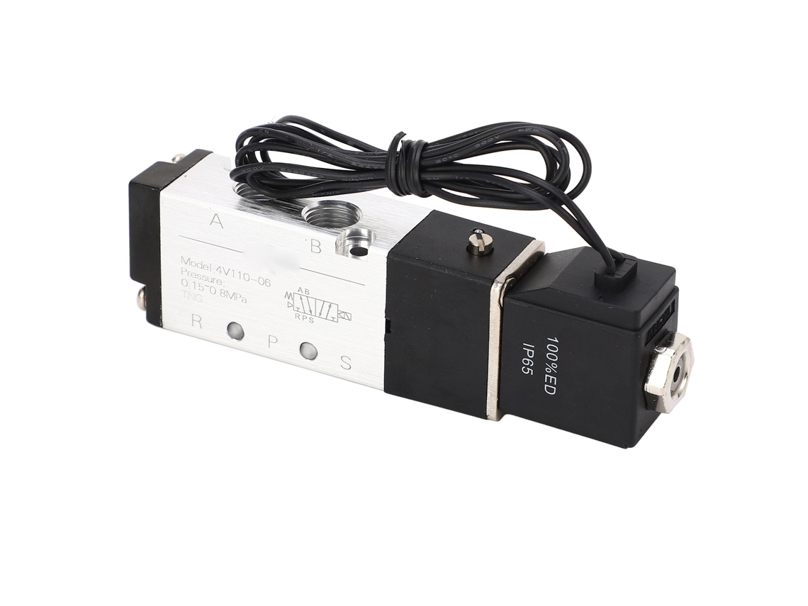 Válvula Solenóide Pneumática Laxiscreed 2 Vias 5 Posições Ip65 Durável