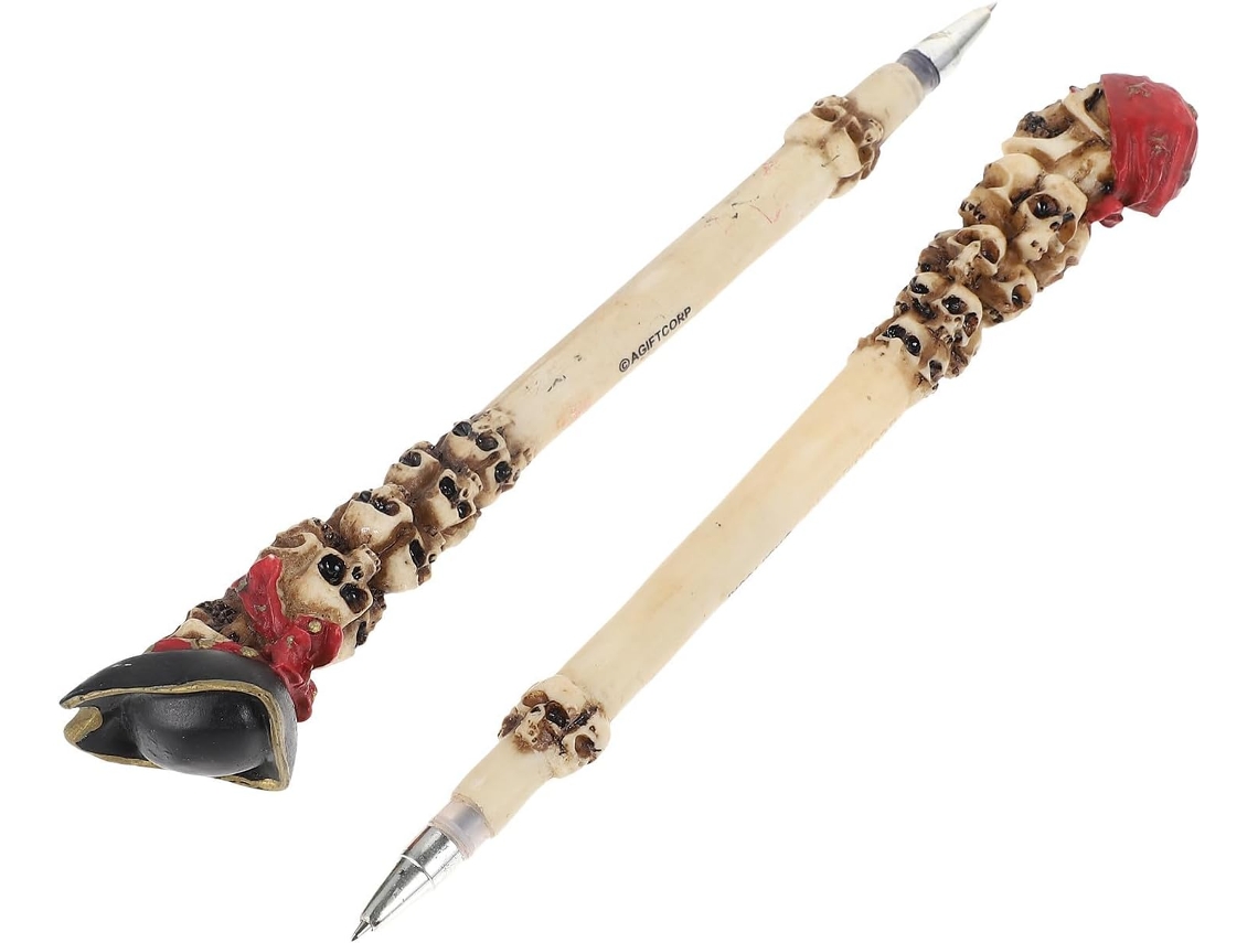 Conjunto De 2 Peças De Penas Decorativas De Resina Em Formato De