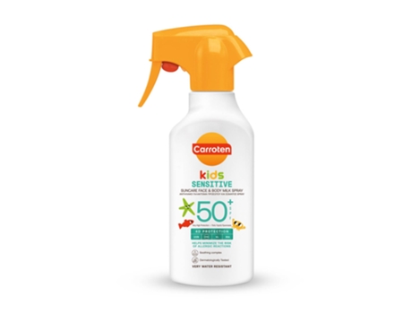 Leite Corporal Facial Sensível Infantil FPS 50 Carroten