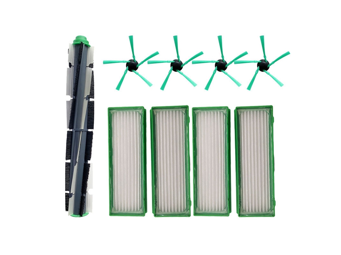Kit de substituição de anúncios para aspirador de pó vorwerk kobold vr200 vr300, peças sobressalentes, escova de rolo principal, escova giratória