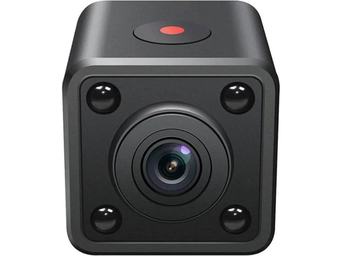 Mini câmera espiã IP 1080P HD Wifi IA detecção humana alarme remoto interno/externo preto Bestvite