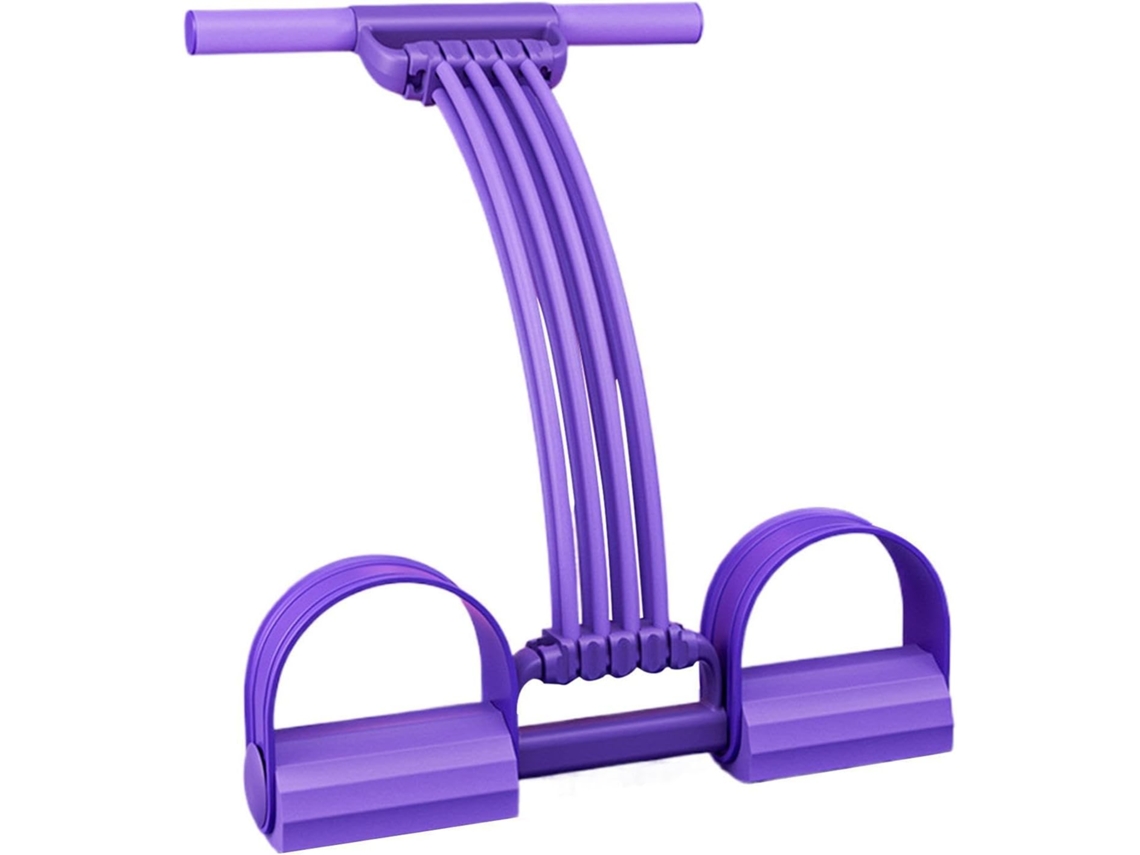 Corda De Resistência Dobrável Com Pedal Para Exercícios | Tensão Abdômen, Cintura, Braços E Pernas