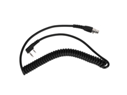 Mali cabo de Bobina 2 pino para 5 pino para Rádios de Dois Way Hyt/relm e Fones de Ouvido