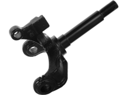 Eixo De Direção Em Ferro Preto Para Karting Com Furo De 10 Mm