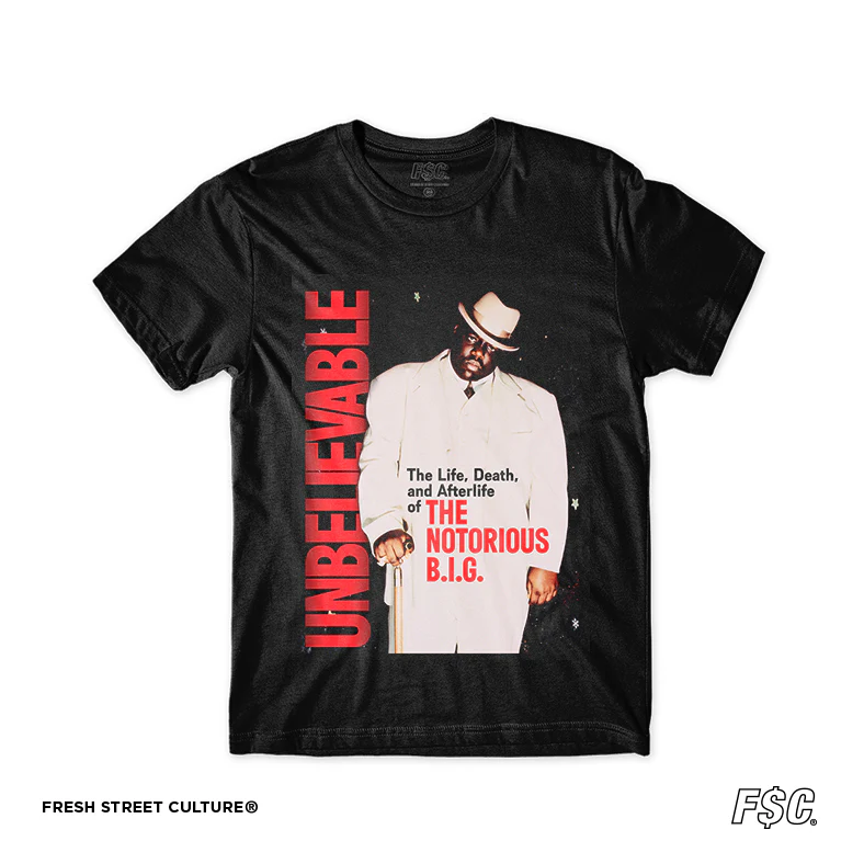 T-shirt Rockinstone Notorious B.i.g. / Unbelievable(l)