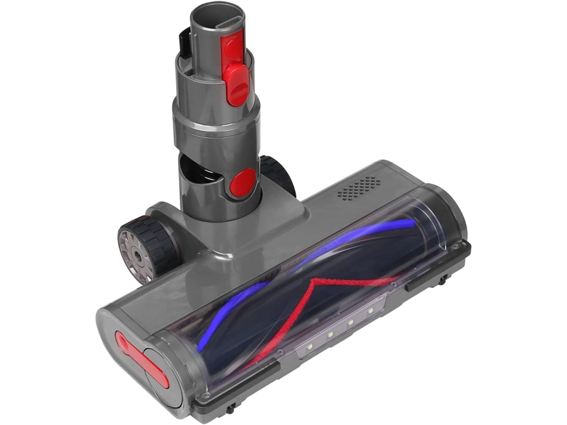 Escova Compatível Com Aspiradores Dyson V7 V8 V10 V11 V15, Escova De Limpeza Elétrica Com 4 Luzes Para Pisos Duros E Carpetes Zeuxo