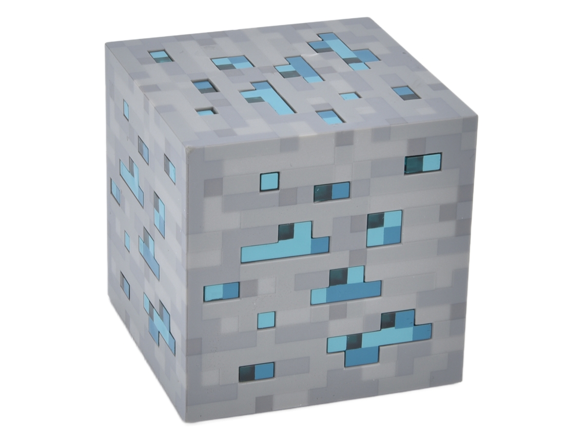 Lanterna Noturna Cubo Led 3.1in Azul Usb Bateria para Crianças
