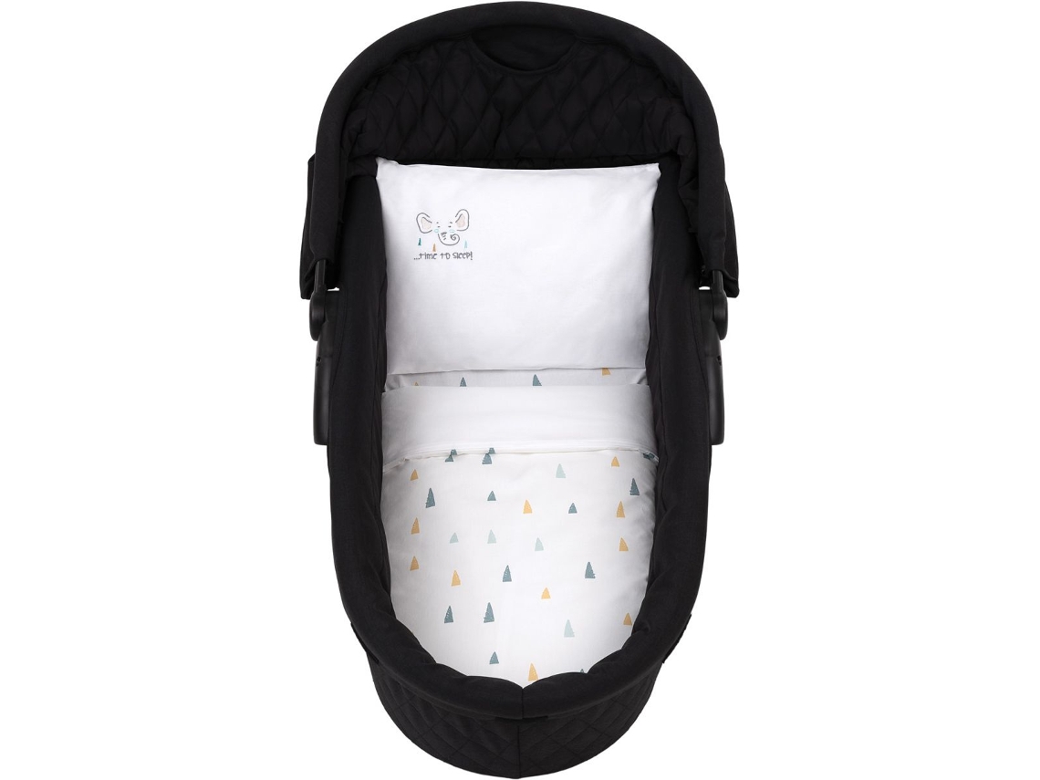 Conjunto De Cama Elephant Time Com 6 Peças Para Alcofa Kikkaboo