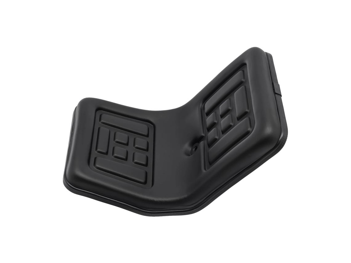 Assento De Trator, Material Pvc, Espuma De Alta Elasticidade, Preto
