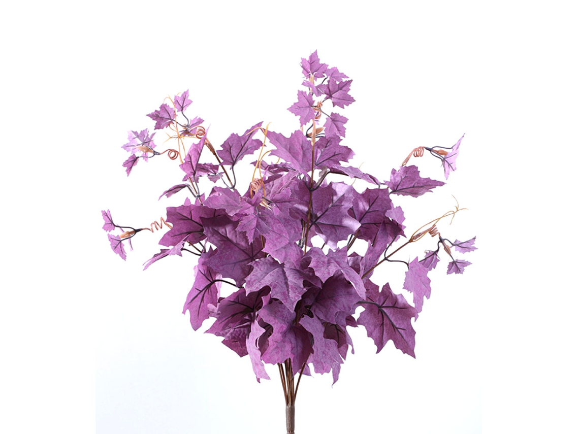 Decoração De Casamento Com Feixe De Folhas De Maple Simuladas Luz Clara