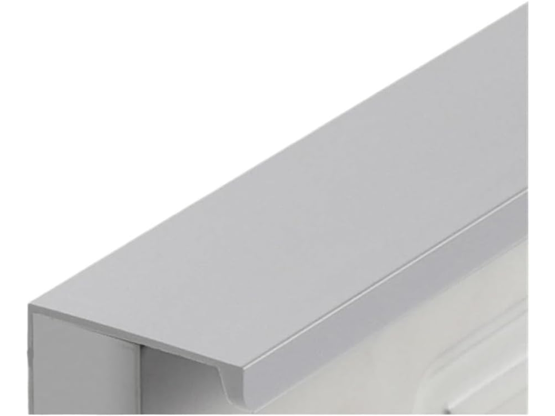 Puxadores De Gaveta Armário 250mm, Ocultos, Em Liga Metálica, Com Ângulo Reto E Comprimento Longo