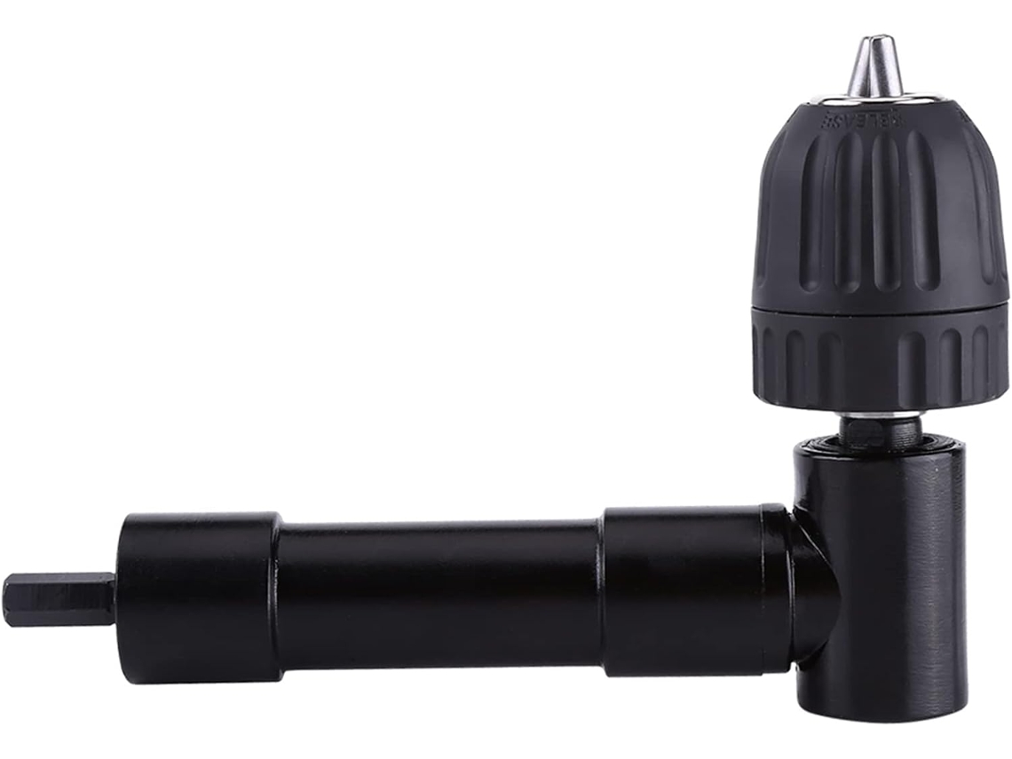 Adaptador De Furadeira Ângulo Reto, 90 Graus, Em Liga Alumínio, Com