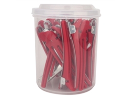 2026 30 Clips para Salón de Belleza, Ferramenta de Penteado para Salones de Belleza Y Barberías (vermelho)