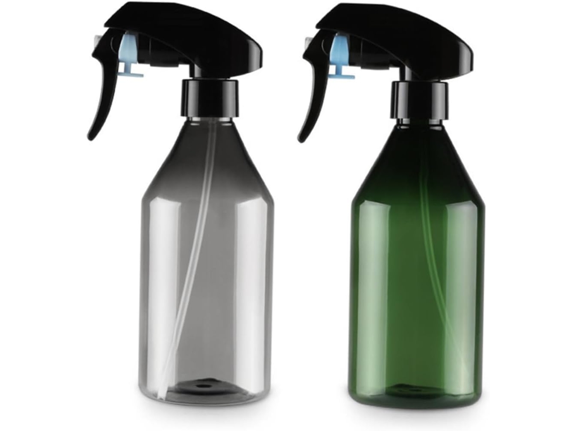Conjunto De 2 Frascos De Plástico Vazios E Recarregáveis Para Spray, Ideais