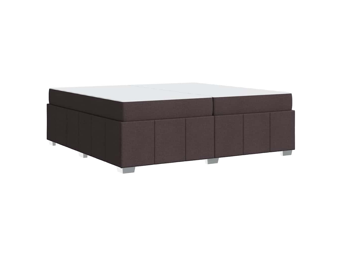 Conjunto 1 Cama Box Vidaxl Castanho Tecido (200 X 200 Cm)
