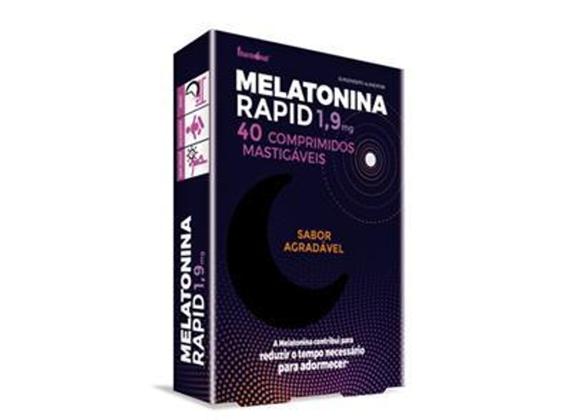 Suplemento Alimentar Melatonina Rapid 1,9Mg - 40 Comp. - Fharmonat