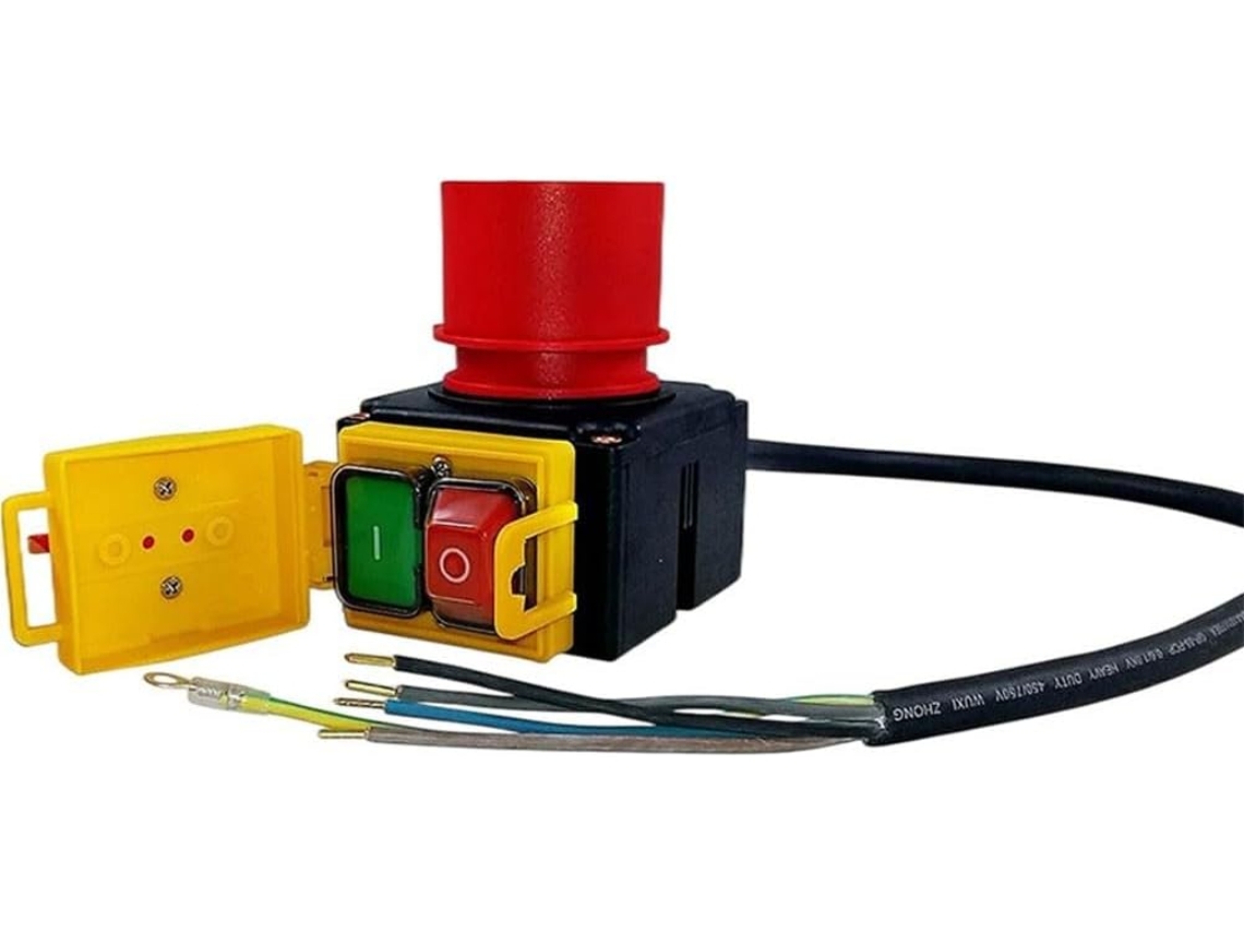 Disjuntor Eletromagnético Trifásico Industrial Koa7 De 400v Com Terminais Entrada Direta E Proteção Ip54 Para Operação