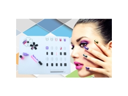 Tapete De Prática De Unhas De Silicone 40x30cm Transparente Para Misturar Esmaltes E Treinamento