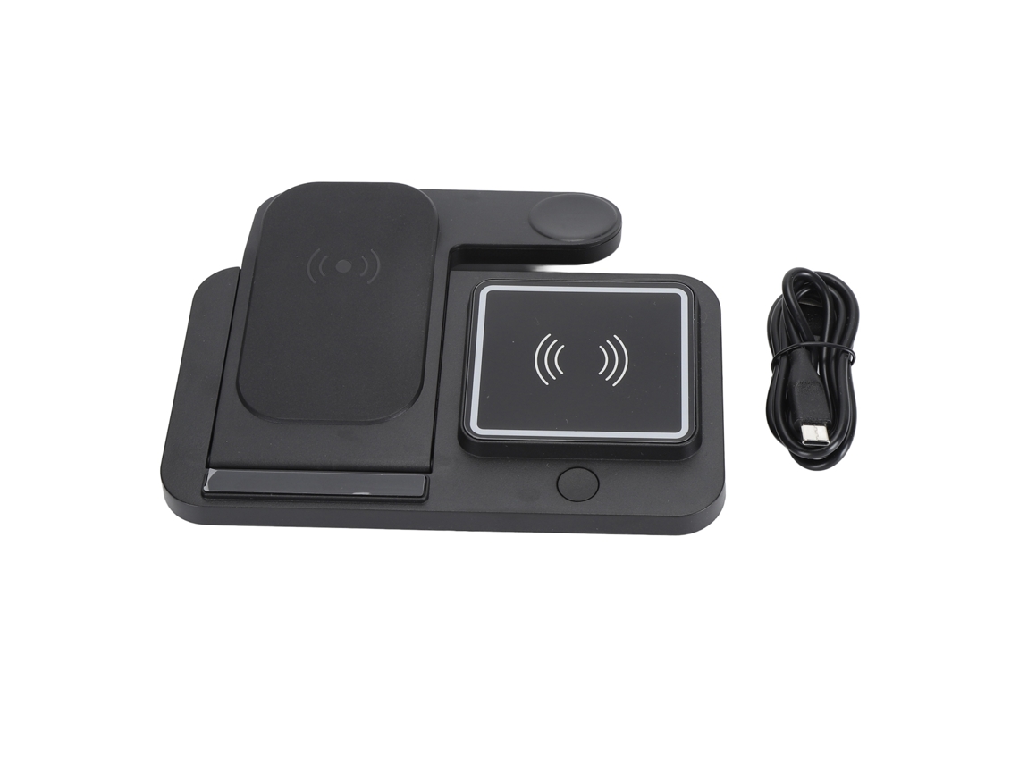 Carregador Sem Fio 4 em 1 para celulares, relógios e fones EOOCOO