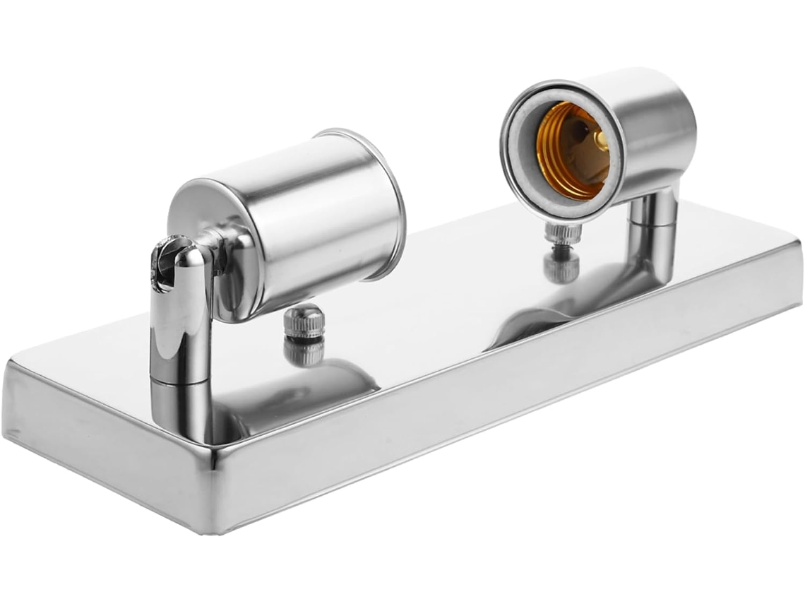 Soquete E27 Para Lâmpada, Base Para Luminária, Compatível Com Lâmpadas, Fabricado Em Aço Resistente. Gokoco