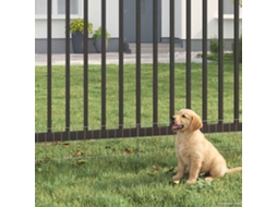 Vidaxl Cerca De Jardim Com Estacas 12 Pcs 75 X 30 Cm Mesh Prateado