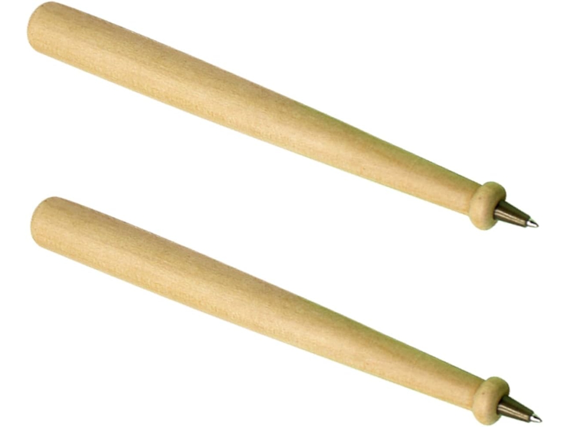 Conjunto De 2 Canetas Esferográficas Madeira, Sustentáveis Para