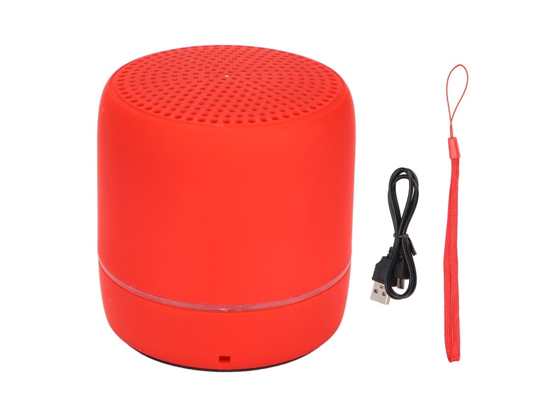 Altavoz Bluetooth5.0 LAXISCREED Portátil Básico Estéreo Vermelho