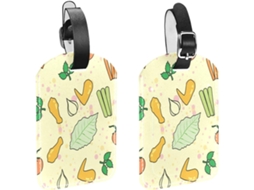 Conjunto De 2 Itens Buffalo Wings Bolsa, Mala, Sacola E Etiqueta De Bagagem Com Alça Segurança