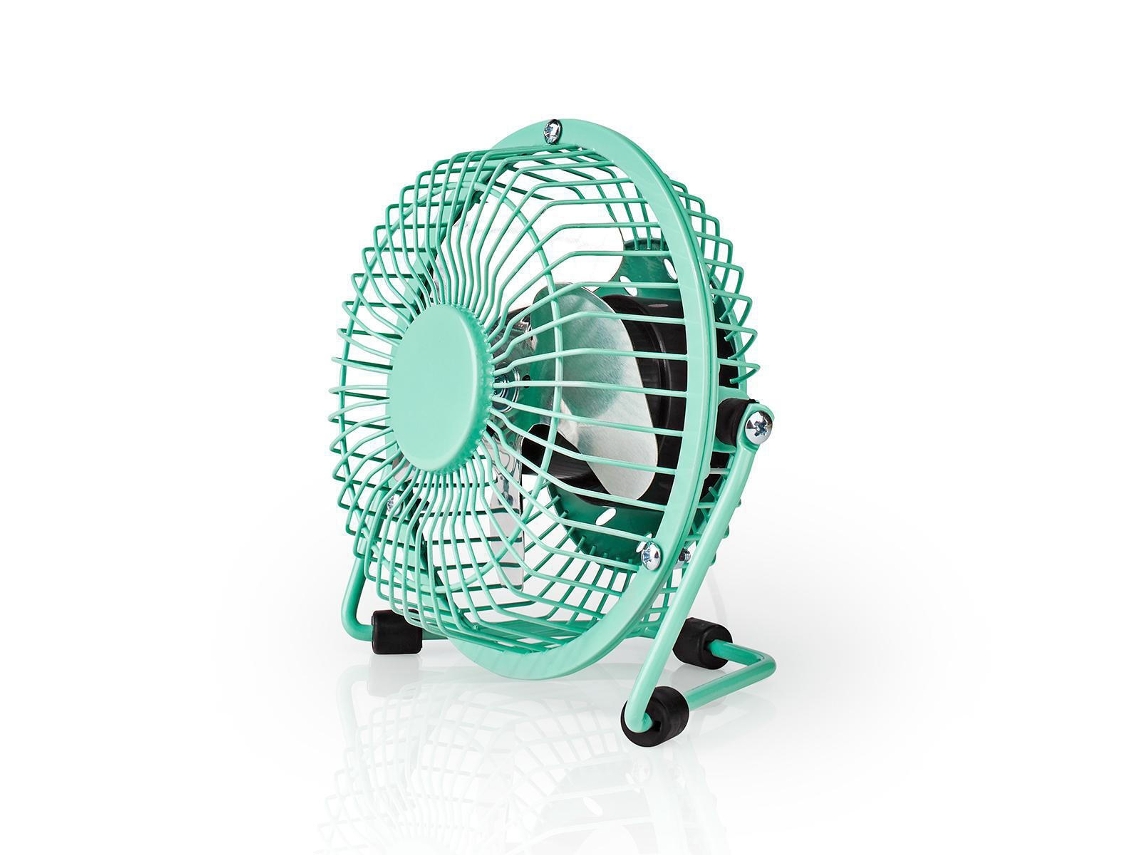Mini Ventilador Nedis Com Alimentação Usb, 10 Cm, Turquesa