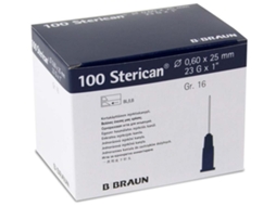HERBI FEET Agujas Sterican Azul 25X6 Mm 100 Uds