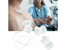 Módulo sensor de monitor cardíaco com saída de ECG analógica, 3,3 V DC e 3 hastes de cabaça
