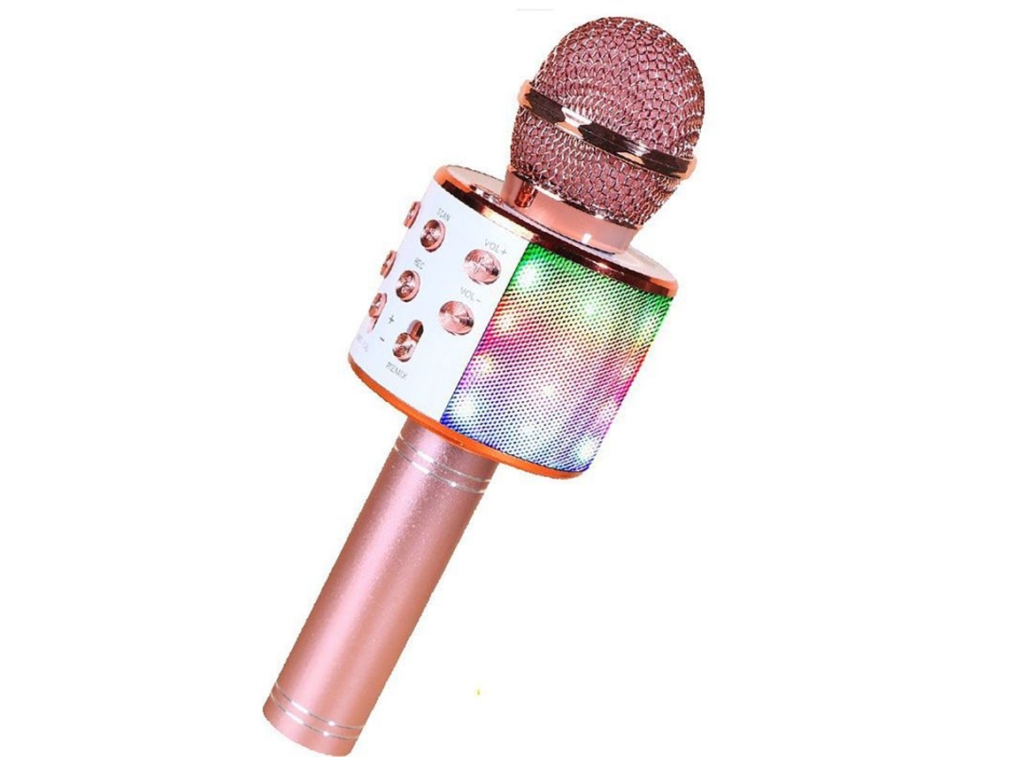 Microfone De Karaokê Sem Fio Bluetooth Infantil