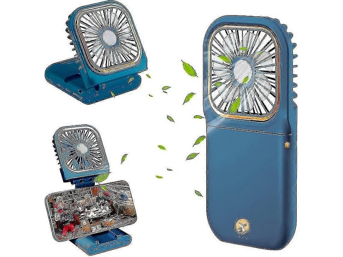Atualizar Ventilador Portátil, Pessoal Pequeno Com Portátil Recarregável De 3 Velocidades