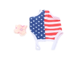 Rebe-roupas De Boneca Traje De Banho Para Boneca De 18 Polegadas Pequenos Acessórios Qd18-020