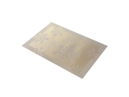 Laxiscreed Tapete De Mesa Isolante Natalino Com Rena E Floco De Neve Para Proteção Contra Calor