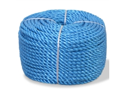 Vidaxl Corda Torcida Em Polipropileno 8 Mm 500 M Azul