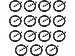 30 Peças Pinos 3x25mm E Anéis Elásticos 4mm Encaixe Impacto 1/2 Andamios Chave Impacto