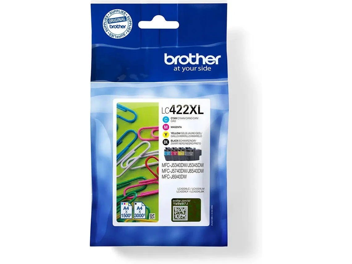 Pack 4 Tinteiros BROTHER 422XL (LC422XL)