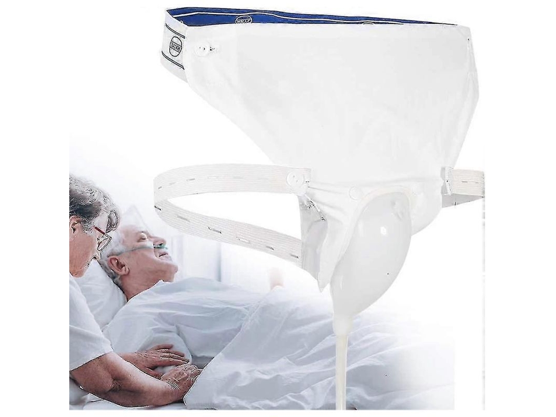 Coletor de Urina de Silicone 3 Tipos Opções com 2 Bolsas Cateter para Homem Mulher Idoso