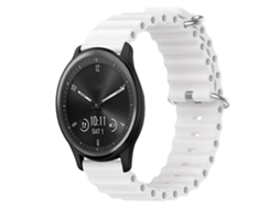 Lurelia Pulseira, Compatível Com Garmin Vivomove Sport 20mm Branca