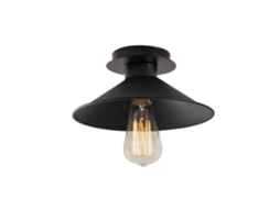 Suspensão Interna Design Cone Diâmetro 24 Cm Preto Hanah Home