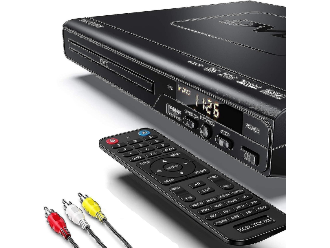 Lurelia Leitor Dvd Para Tv, Com Comando, Blu-ray, Hdmi
