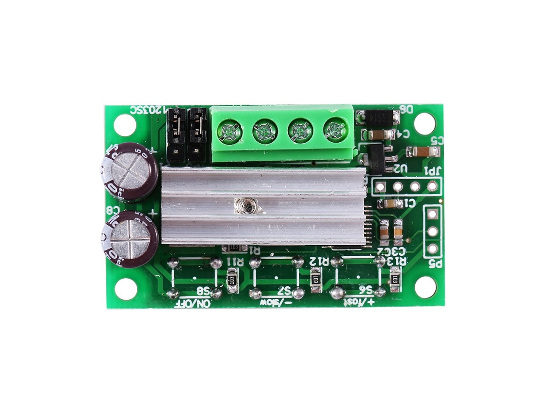 Controlador de Velocidade Motor Dc Pwm Ajustável Botão