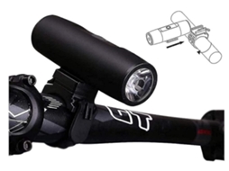 Conjunto Luz Bicicleta Frontal Usb Recarregavel Ipx8 Preto Yizhood