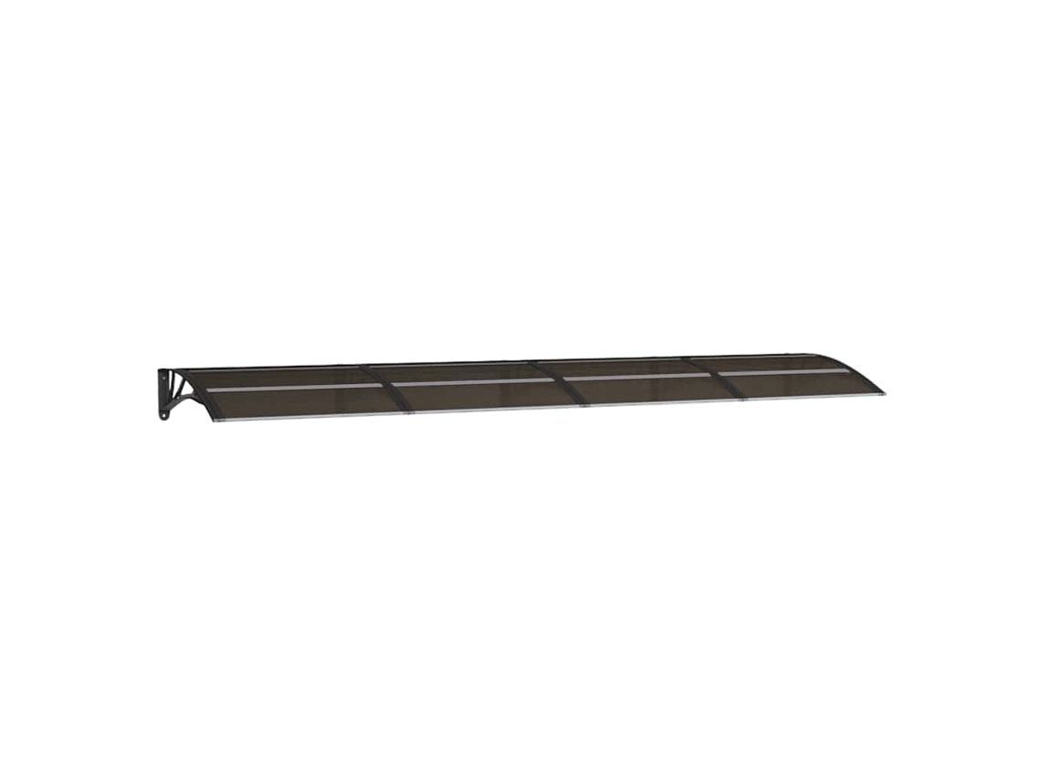 Door Canopy, Door Canopies Vidaxl Preto Policarbonato (350 X 75 Cm)
