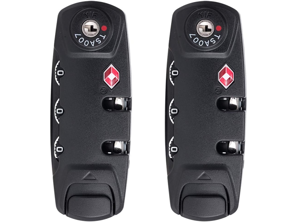 Cadeados De Combinação Para Bagagem, Conjunto De Dois, Tipo S011 Cadeados De Combinação Para Mala, Baú Ou Caixa Requer