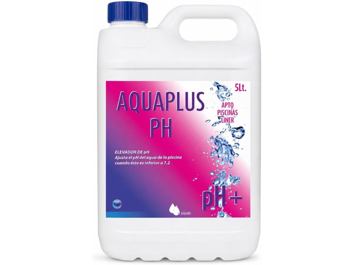 Aquaplus Ph+ 5 Litros Para Piscina Incrementador De Ph