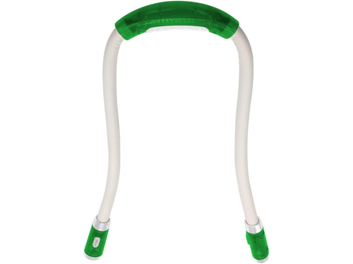 Luminária De Leitura Led Flexível E Portátil Hug Light, Verde, Para Uso Com As Mãos Livres