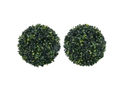 Vidaxl Bolas De Buxo Artificiais 2 Pcs 45 Cm